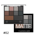 10 Color Waterproof Shimmer Eye Shadow Palette